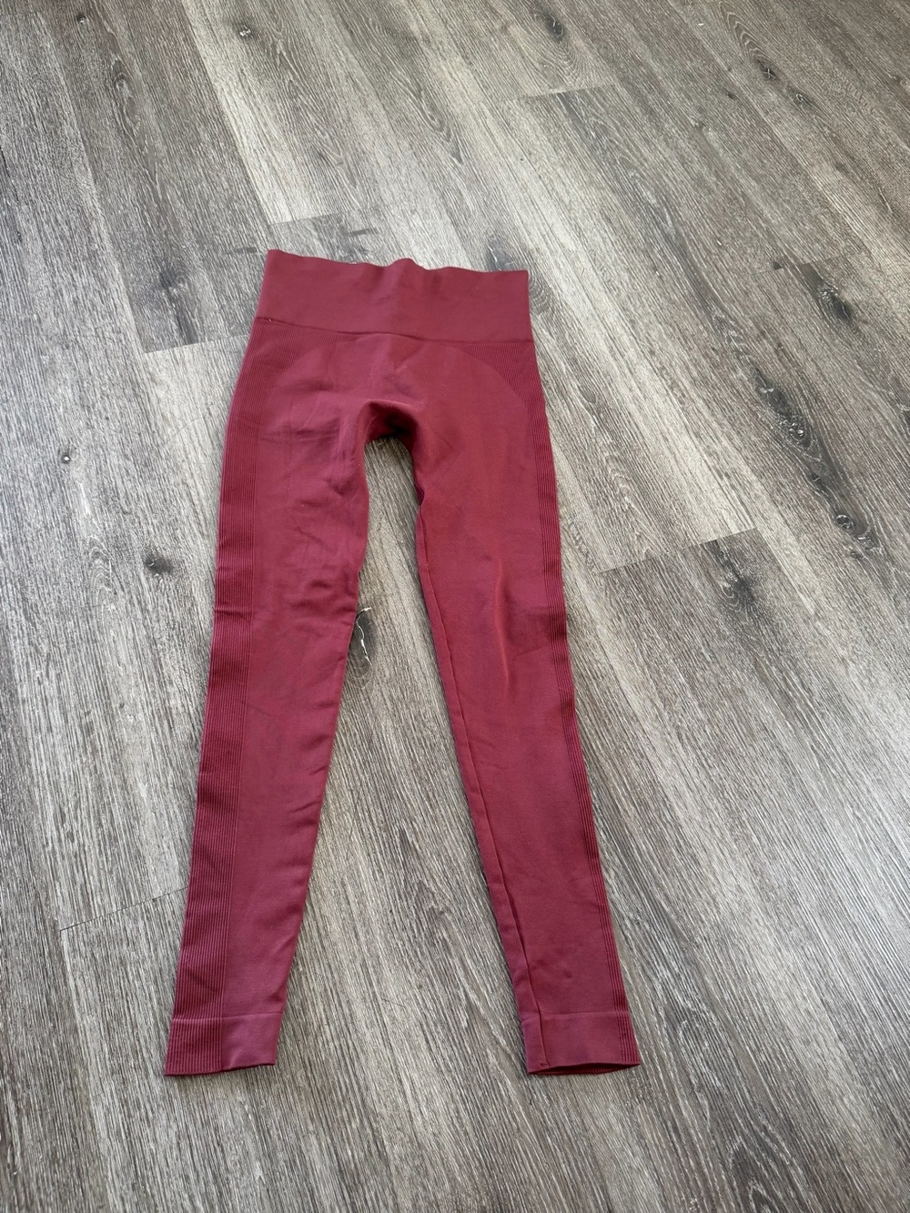 SET Active Girls' Seamless High-Waist Leggings - Wine
